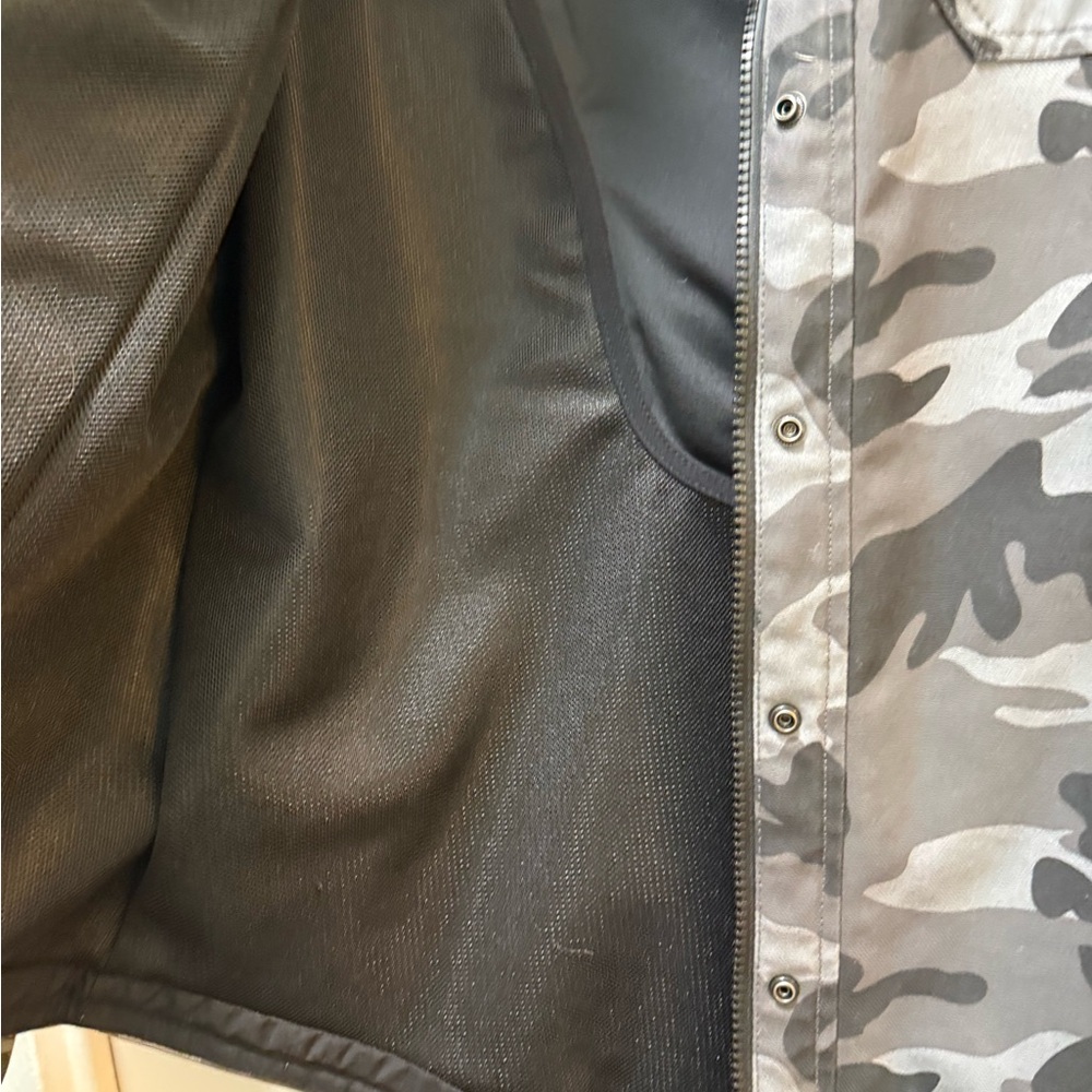 Harley-Davidson Black and Gray Bomber Jacket